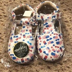 Monkey Feet 18-24m Patriotic